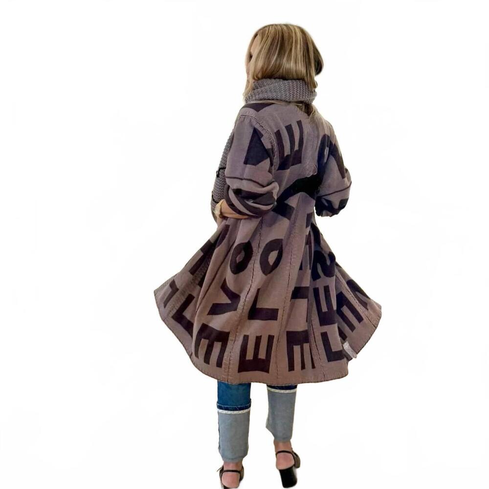 NEW KERRI ROSENTHAL blankie love lesson cardigan in cocoa - Picture 10 of 10